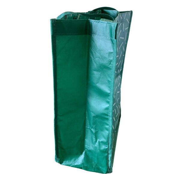 lululemon Green and White Reusable Shopping Bag/Tote  Large - Picture 6 of 9